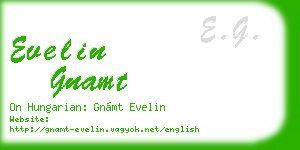 evelin gnamt business card